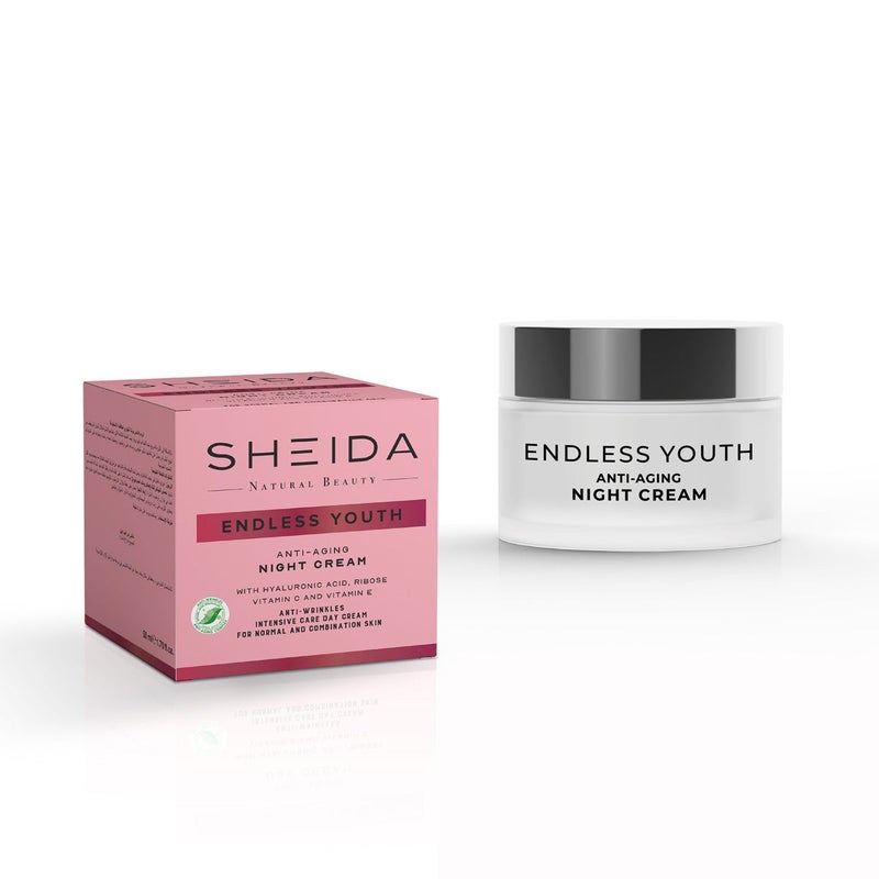 Sheida Endless Youth Anti-Aging Night Cream 50 ml - Normal & Combination Skin